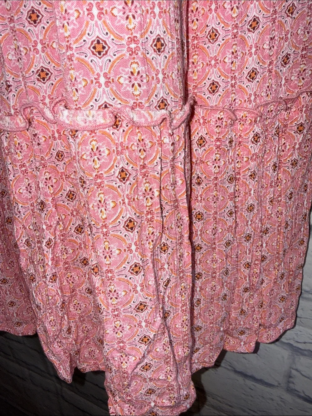 Knox Rose Pink Boho Babydoll Mini Dress